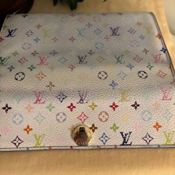 LOUIS VUITTON MURAKAMI CONTINENTAL LONG WALLET/Booklet & Card! - Picture 2 of 13